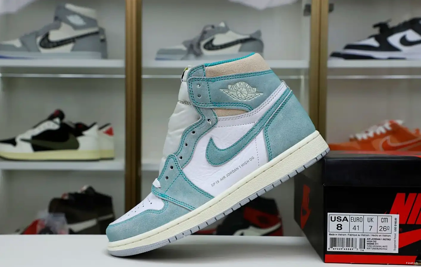 AIR JORDAN 1 HIGH 'TURBO GREEN' OG RETRO 0607